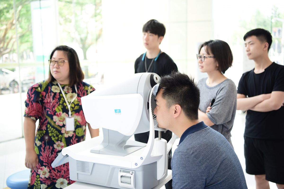 Eye Care Day in Shanghai, China